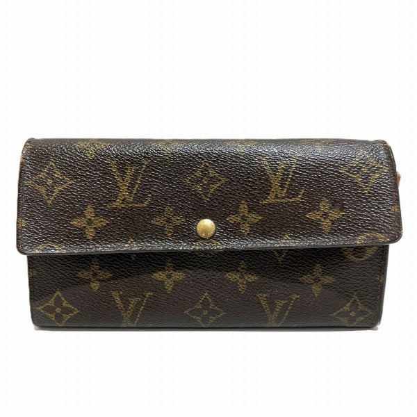 Louis Vuitton Monogram Pochette Portemonnaie Credit Long Wallet M61725 in Good Condition