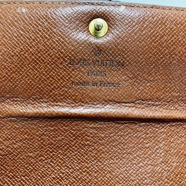 Louis Vuitton Monogram Pochette Portemonnaie Credit Long Wallet M61725 in Good Condition