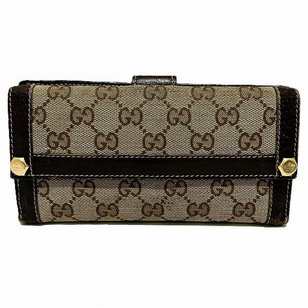 Gucci Canvas Leather GG Wallet