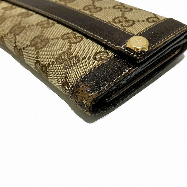 Gucci Canvas Leather GG Wallet