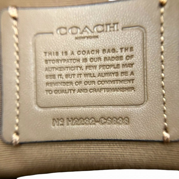 Coach C6838 PVC Leather Tote Bag