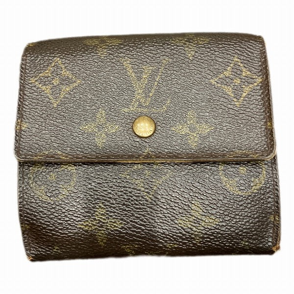 Louis Vuitton Monogram Bifold Wallet M61652 in Fair Condition