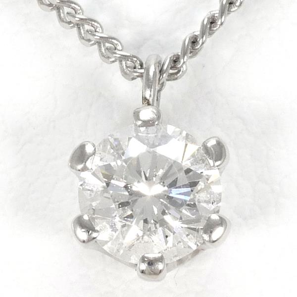 PT850 Platinum Diamond Necklace 0.451ct VS1 in Excellent Condition