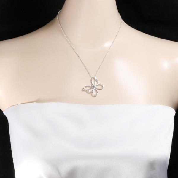 Tiffany & Co Silver Butterfly Necklace in Excellent Condition