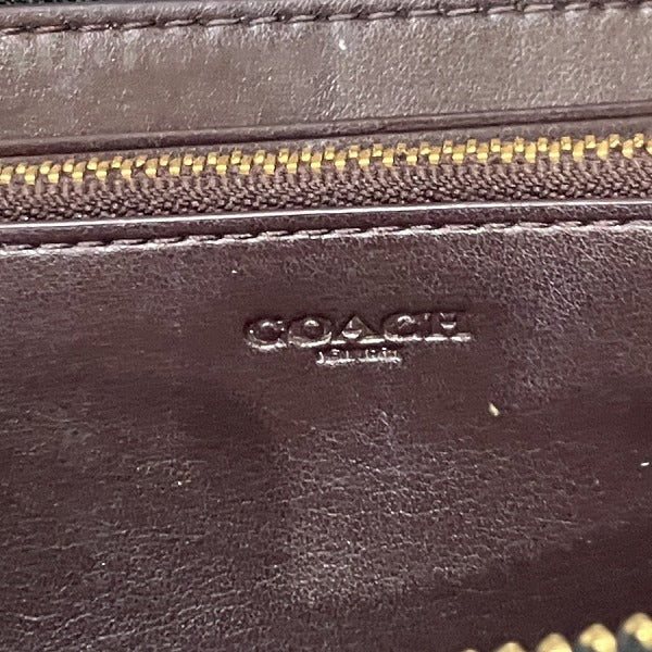 Coach Croc Embossed Leather Zip Wallet F39767