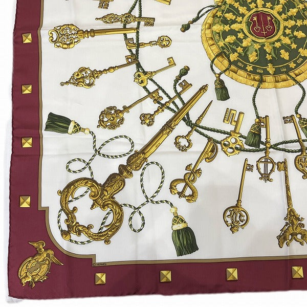 Hermes Silk Scarf LES CLES