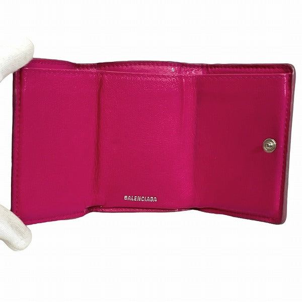 Balenciaga Compact Mini Wallet 391446DLQ0N5550 in Good Condition