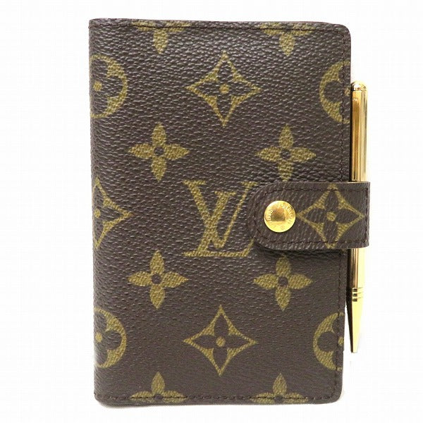 Louis Vuitton Monogram Agenda Mini Notebook Cover R20007 in Good Condition