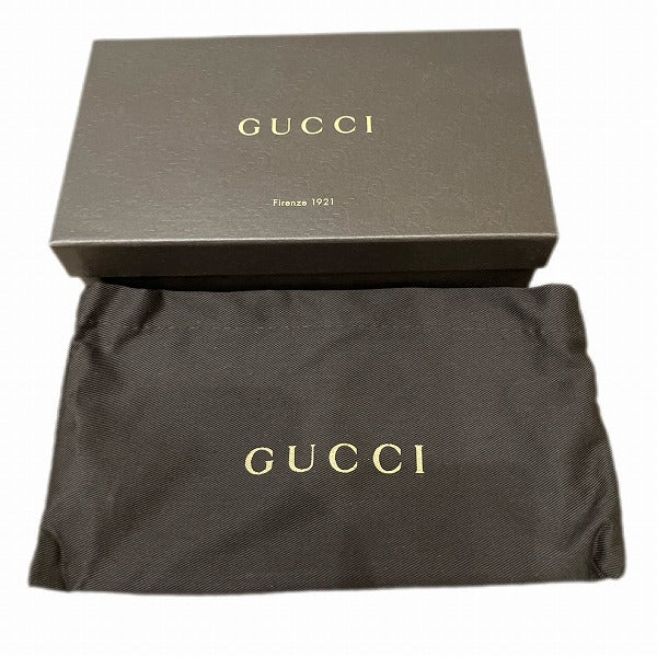 Gucci GG Imprime Black Long Wallet 212104 in Good Condition