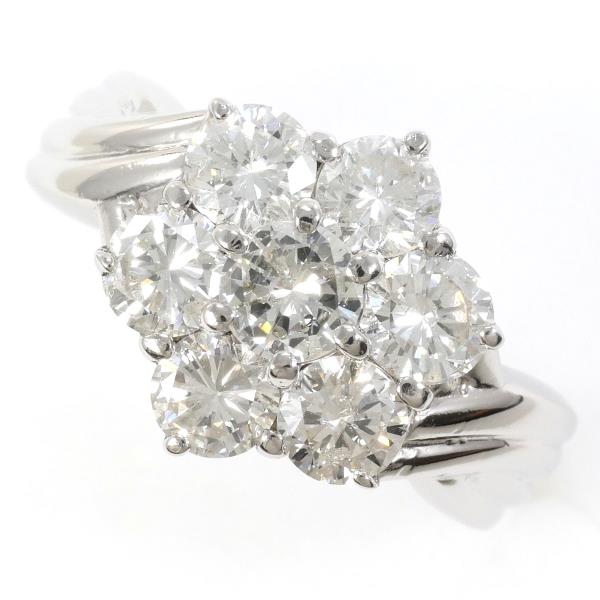 PT900 Platinum Diamond Ring 12