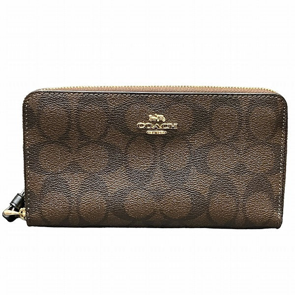 Coach Signature Long Wallet F73418 in Great Condition