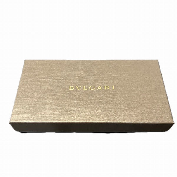 Bvlgari BBTONDO Leather Long Wallet 284691 in Good Condition