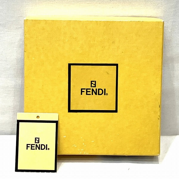 Fendi Zucca Canvas Leather Bifold Wallet in Good Condition