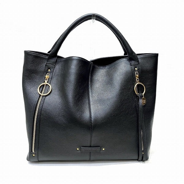 See by Chloe Black Leather Tote Bag in Good Condition