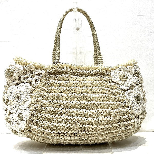 Anteprima Wire Bag Flower White Handbag for Women in Good Condition