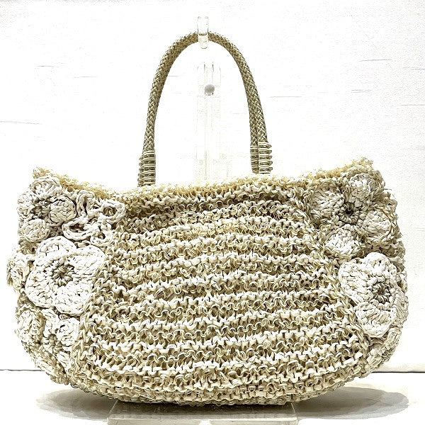 Anteprima Wire Bag Flower White Handbag for Women