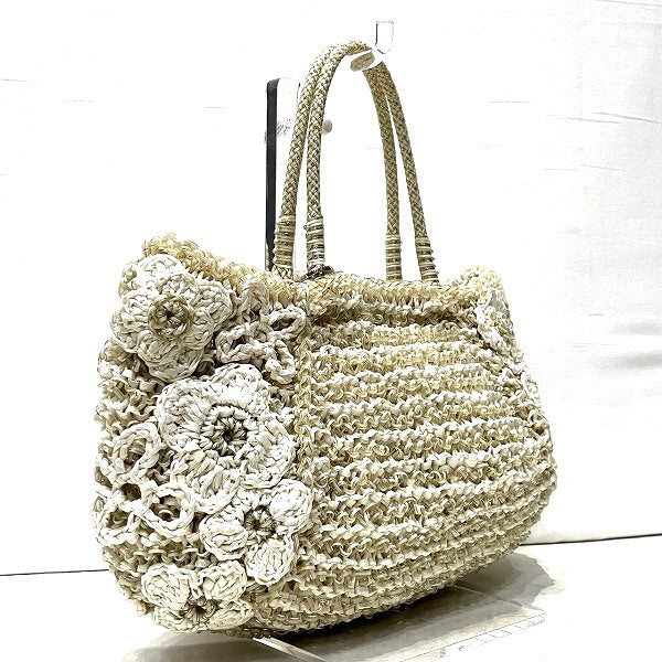 Anteprima Wire Bag Flower White Handbag for Women