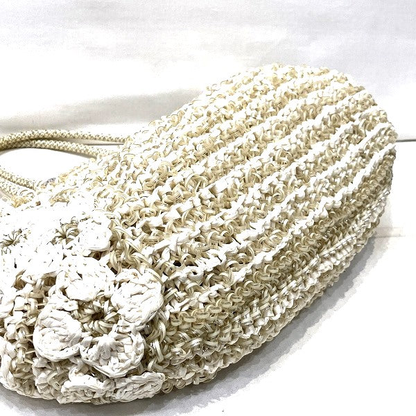 Anteprima Wire Bag Flower White Handbag for Women