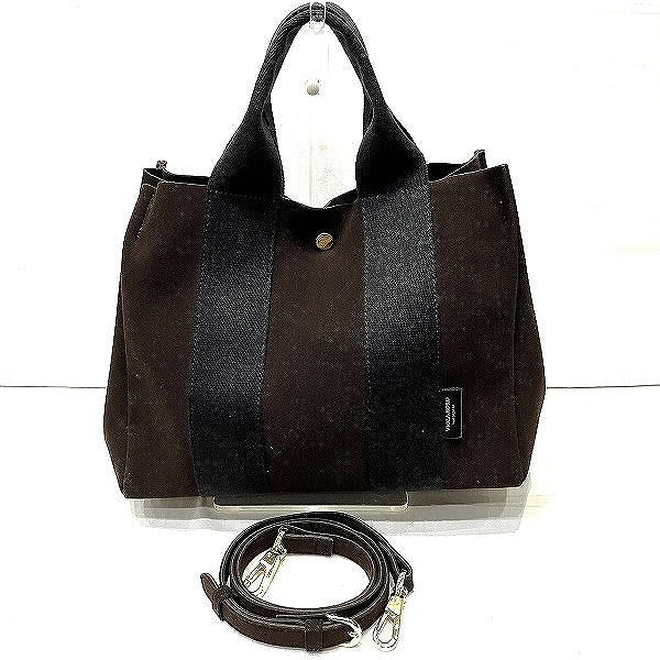 VIOLAd'ORO 2WAY Shoulder Tote Bag Brown