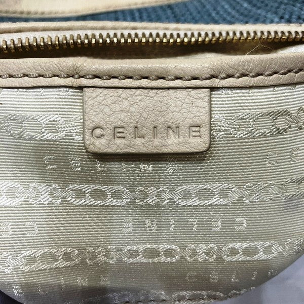 Celine Straw Leather Handbag in Good Condition