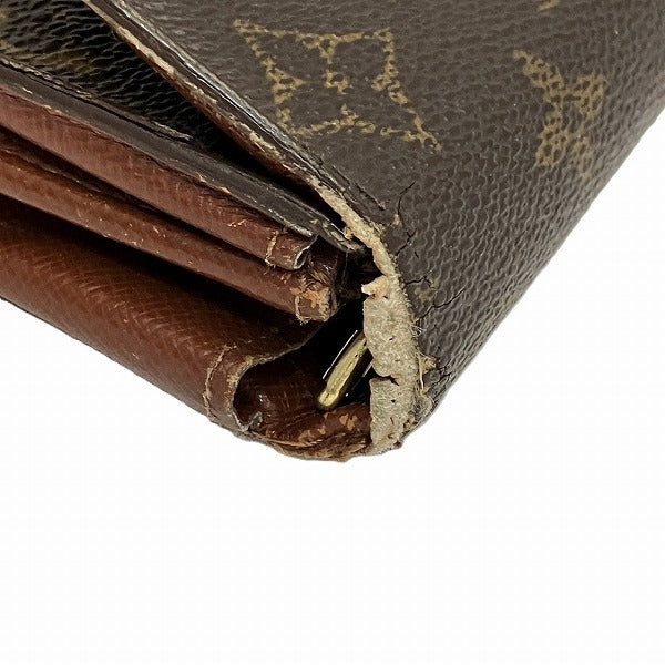 Louis Vuitton Monogram Portefeuille Sarah Long Wallet M61734 in Fair Condition