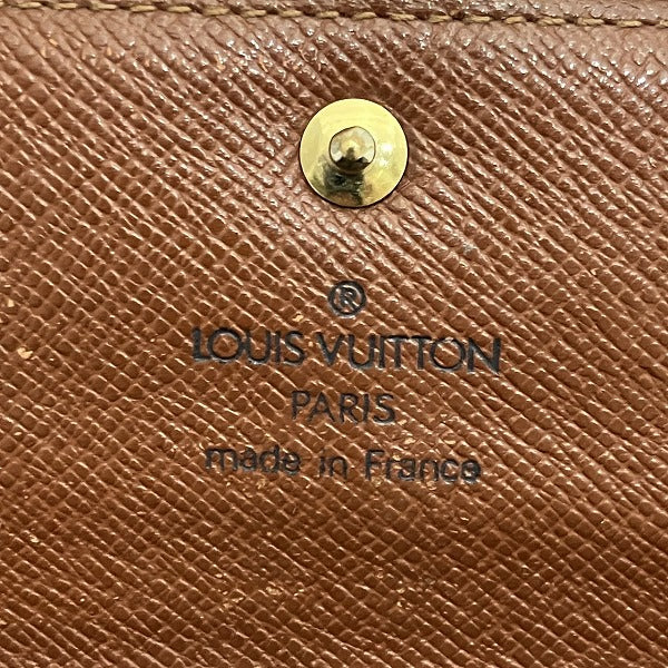 Louis Vuitton Monogram Portefeuille Sarah Long Wallet M61734 in Fair Condition