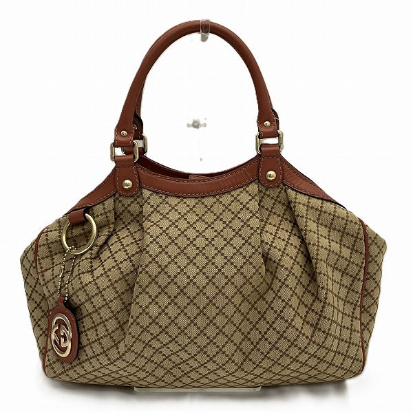 Gucci Sukey Diamante Beige Pink Handbag