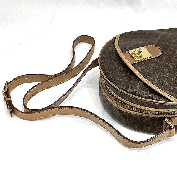 Celine Macadam M14 Leather Shoulder Bag in Good Condition