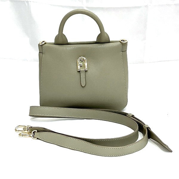 Furla Leather 2WAY Handbag WB00314 in Good Condition