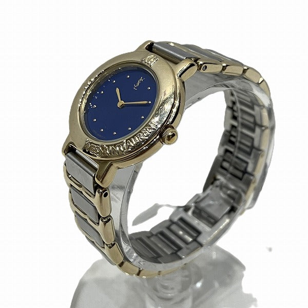 Yves Saint Laurent Stainless Steel Quartz Watch for Women in Good Condition