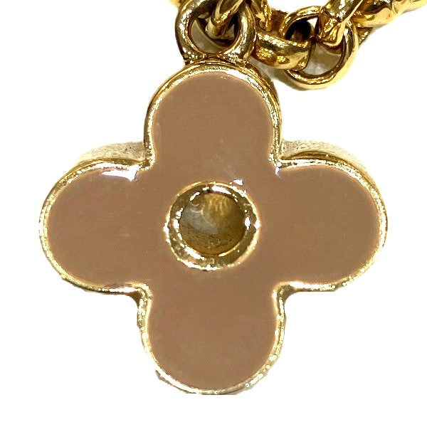 Louis Vuitton Metal Fleur de Monogram Keychain M65111 in Good Condition