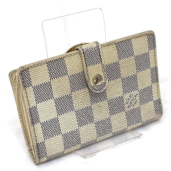 Louis Vuitton Damier Azur Portefeuille Viennois Wallet N61676 in Good Condition