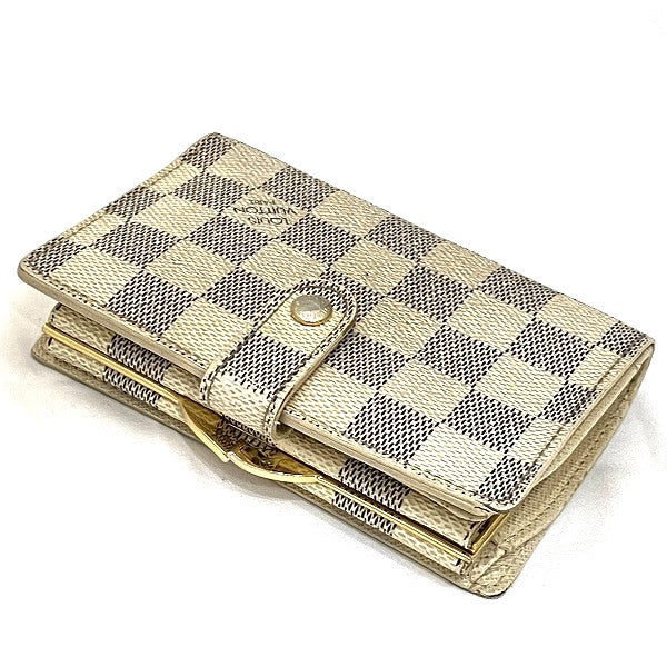 Louis Vuitton Damier Azur Portefeuille Viennois Wallet N61676 in Good Condition