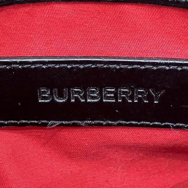 Burberry Vintage Check Canvas Leather Shoulder Bag