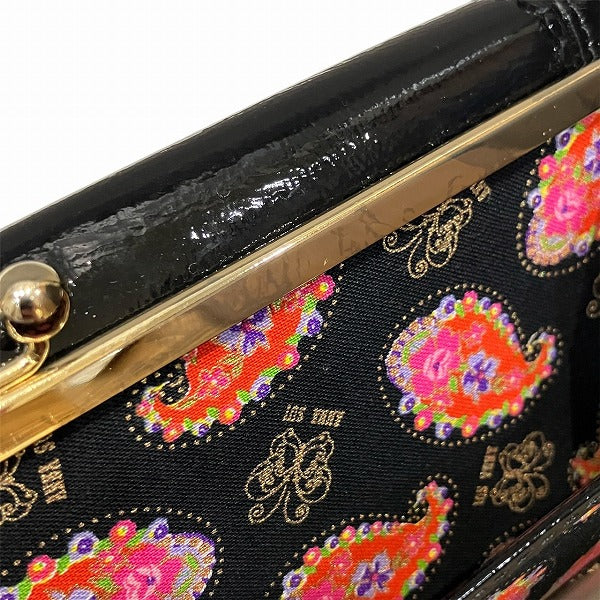 Annasui Black Butterfly Clasp Long Wallet