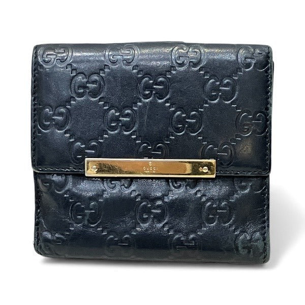Gucci Gucci Signature Leather Trifold Wallet