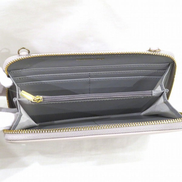 Samantha Vega Leather Chain Wallet Long Wallet SV1820265011 in Great Condition