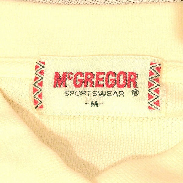 McGregor White Polo Shirt 100% Cotton M in Great Condition