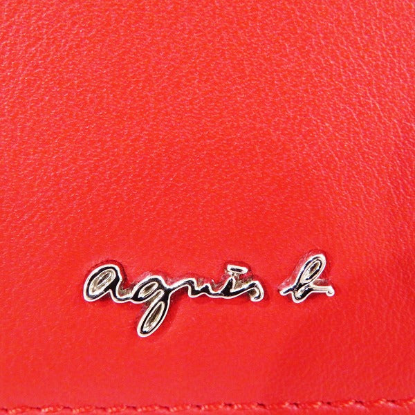 Agnes B Leather Bifold Wallet for Women in Good Condition