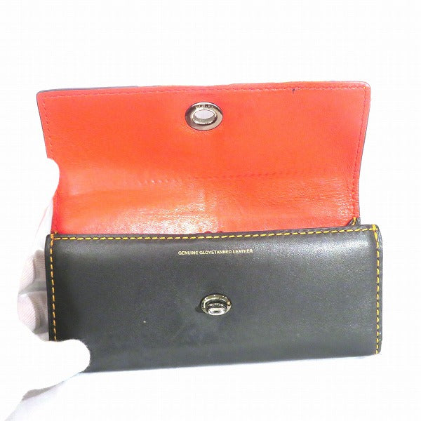 Coach Disney Collaboration Leather Long Wallet Bifold in Fair Condition