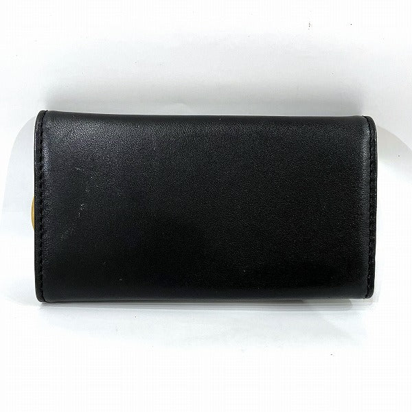 Agnes b. Leather Keyring Black