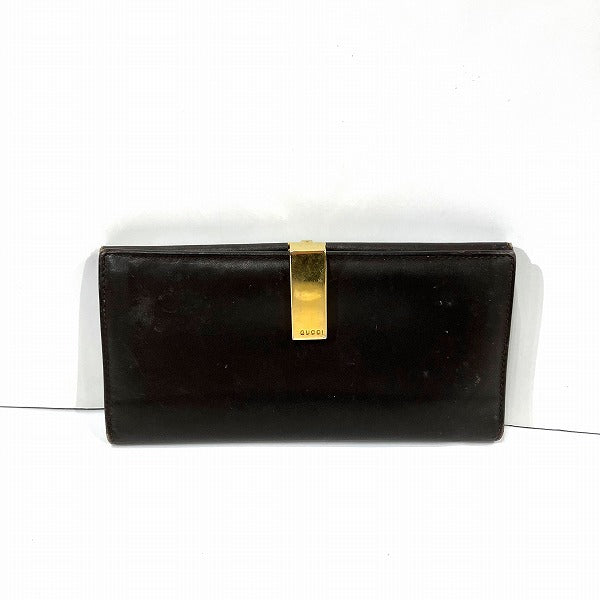 Gucci Leather Long Wallet 0353231947 in Fair Condition