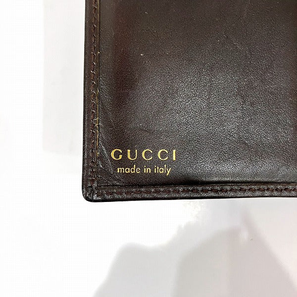 Gucci Leather Long Wallet 0353231947 in Fair Condition