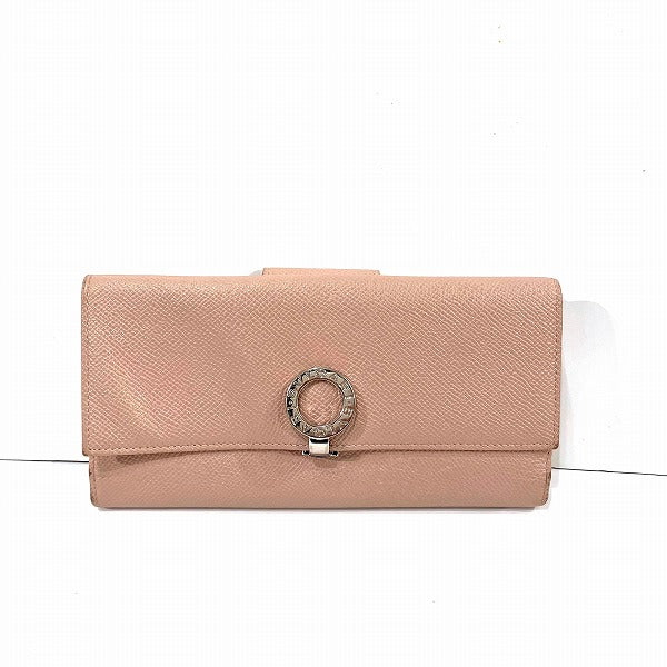 Bvlgari Leather Continental Wallet 35199 in Fair Condition