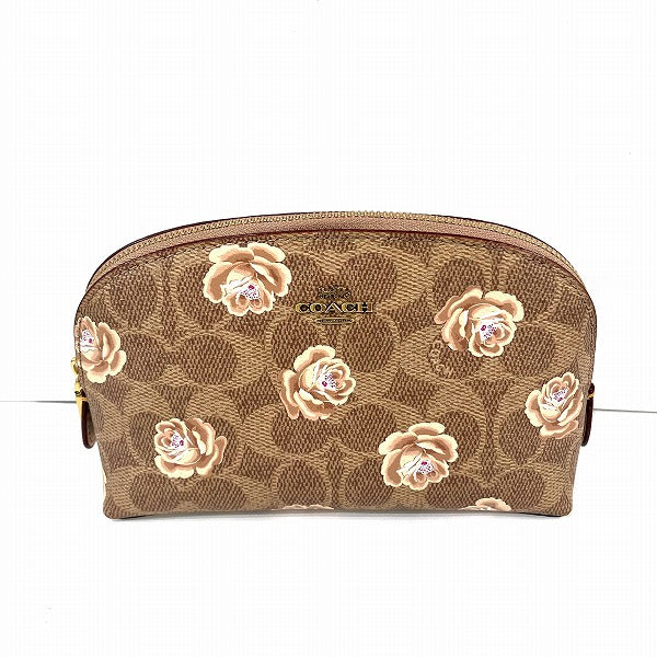 Coach Floral Bag Pouch 39244 in Great Condition