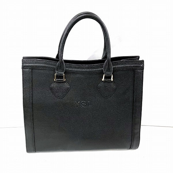 Yves Saint Laurent Leather Logo Handbag