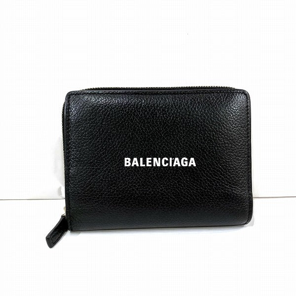 Balenciaga Leather Everyday Bifold Wallet 650879 in Good Condition