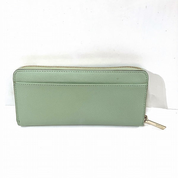 Kate Spade Green Leather Round Zip Wallet in Great Condition