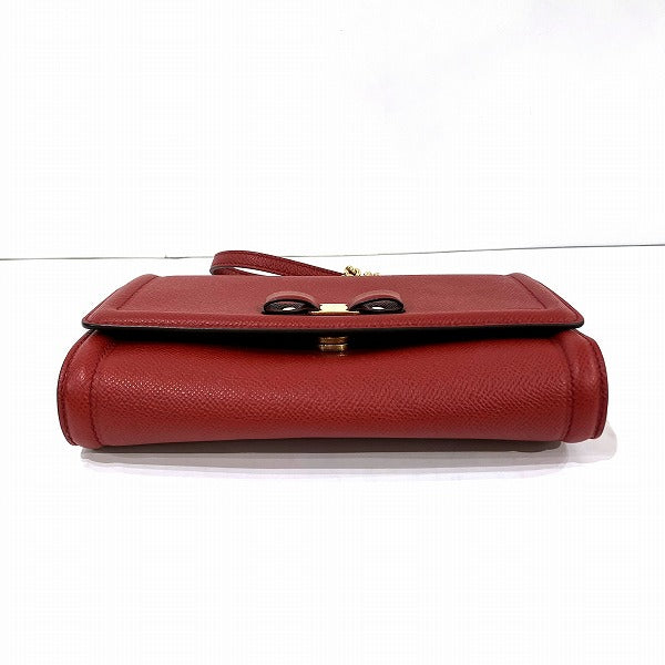 Salvatore Ferragamo Vara Leather Shoulder Bag