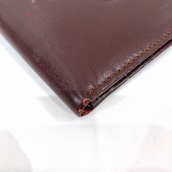 Cartier Must Line Leather Bifold Wallet in Fair Condition